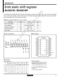 BU4021BF-E2 Datasheet Cover