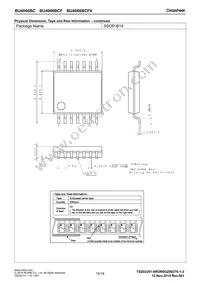 BU4066BC Datasheet Page 15