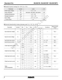 BU4081BFV-E2 Datasheet Page 2