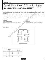BU4093B Datasheet Cover