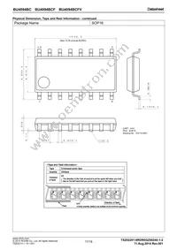 BU4094BC Datasheet Page 17