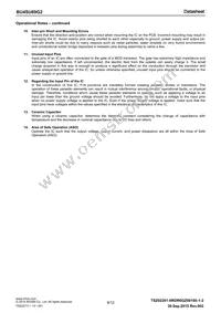 BU4SU69G2-TR Datasheet Page 9