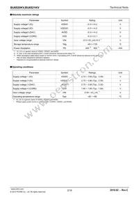 BU6520KV-E2 Datasheet Page 2