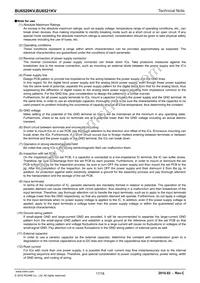 BU6520KV-E2 Datasheet Page 17