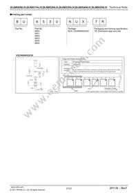 BU6653NUX-TR Datasheet Page 21