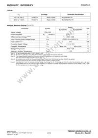 BU7205HFV-TR Datasheet Page 2