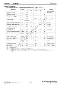 BU7205HFV-TR Datasheet Page 3