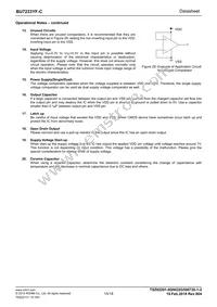 BU7233YF-CGE2 Datasheet Page 15