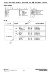 BU7244SF-E2 Datasheet Page 3