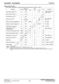 BU7245SHFV-TR Datasheet Page 3