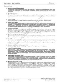 BU7245SHFV-TR Datasheet Page 15