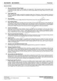 BU7255SHFV-TR Datasheet Page 15