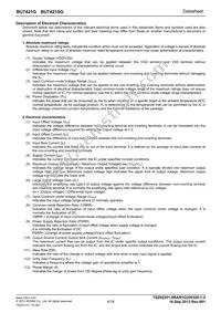 BU7421G-TR Datasheet Page 4