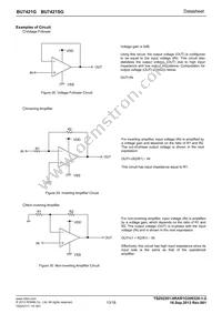 BU7421G-TR Datasheet Page 13