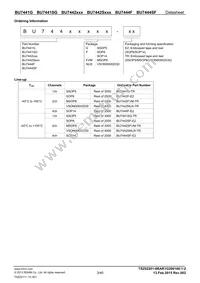 BU7442SFVM-TR Datasheet Page 3
