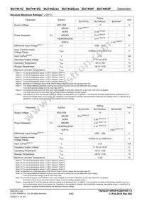 BU7442SFVM-TR Datasheet Page 4