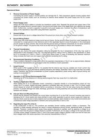 BU7445SHFV-TR Datasheet Page 15