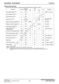 BU7475SHFV-TR Datasheet Page 3