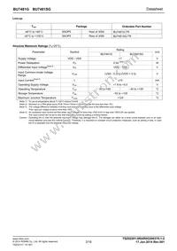 BU7481SG-TR Datasheet Page 2