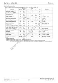 BU7481SG-TR Datasheet Page 3