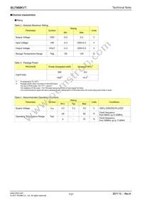 BU7988KVT Datasheet Page 7