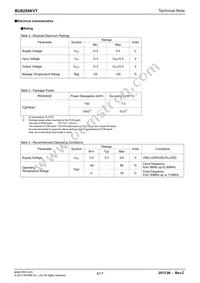 BU8254KVT-E2 Datasheet Page 6