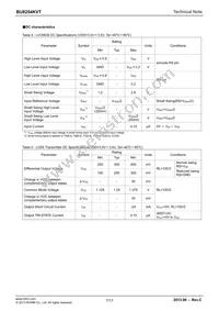 BU8254KVT-E2 Datasheet Page 7
