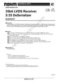 BU8255KVT-E2 Datasheet Cover