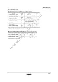 BU8732AKV-E2 Datasheet Page 2