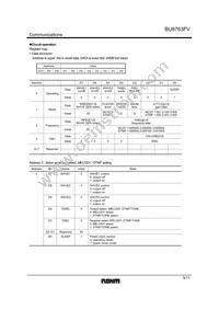 BU8763FV-E2 Datasheet Page 5