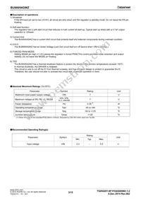 BU90054GWZ-E2 Datasheet Page 3