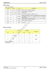 BU90LV047A-E2 Datasheet Page 5