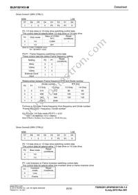 BU91501KV-ME2 Datasheet Page 20