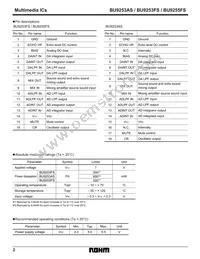BU9253AS Datasheet Page 2