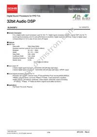 BU9409FV-E2 Datasheet Cover