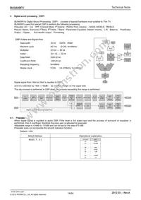 BU9409FV-E2 Datasheet Page 14