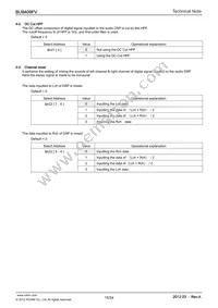 BU9409FV-E2 Datasheet Page 15