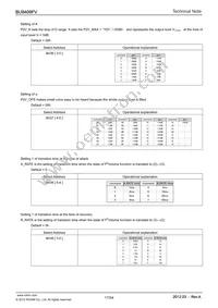 BU9409FV-E2 Datasheet Page 17