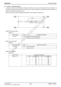 BU9414FV-E2 Datasheet Page 22