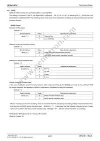 BU9414FV-E2 Datasheet Page 23