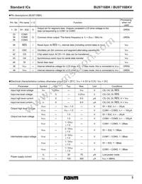 BU9716BK Datasheet Page 3