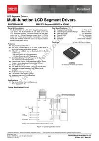 BU97520AKV-ME2 Datasheet Cover