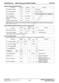 BU9795AFV-LBE2 Datasheet Page 3