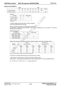 BU97981KV-BZE2 Datasheet Page 22