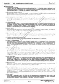 BU9799KV-BZE2 Datasheet Page 21