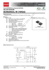 BU9829GUL-WE2 Datasheet Cover