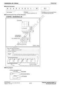 BU9829GUL-WE2 Datasheet Page 22