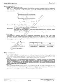 BU9832GUL-WE2 Datasheet Page 23