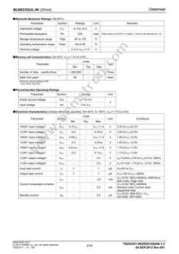 BU9833GUL-WE2 Datasheet Page 2