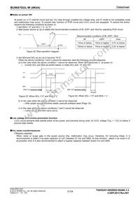 BU9847GUL-WE2 Datasheet Page 21